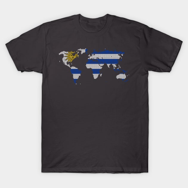 Uruguay T-Shirt by 1STunningArt